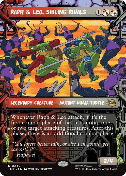 Raph & Leo, Sibling Rivals (Showcase) (249) [Teenage Mutant Ninja Turtles]