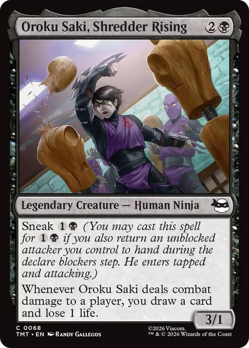 Oroku Saki, Shredder Rising (68) [Teenage Mutant Ninja Turtles]