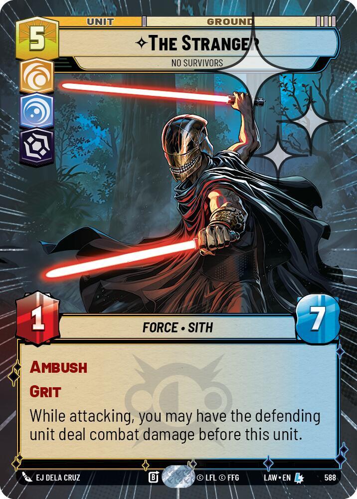 The Stranger - No Survivors (Hyperspace Foil) (588) [A Lawless Time]