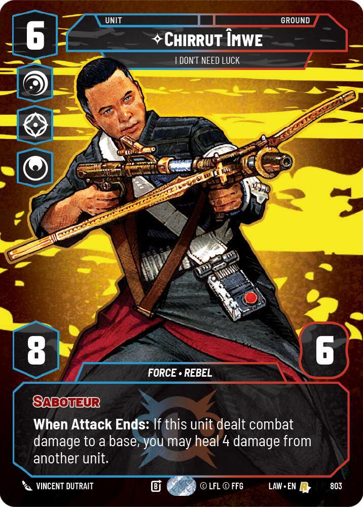 Chirrut Imwe - I Don't Need Luck (Prestige) (803) [A Lawless Time]