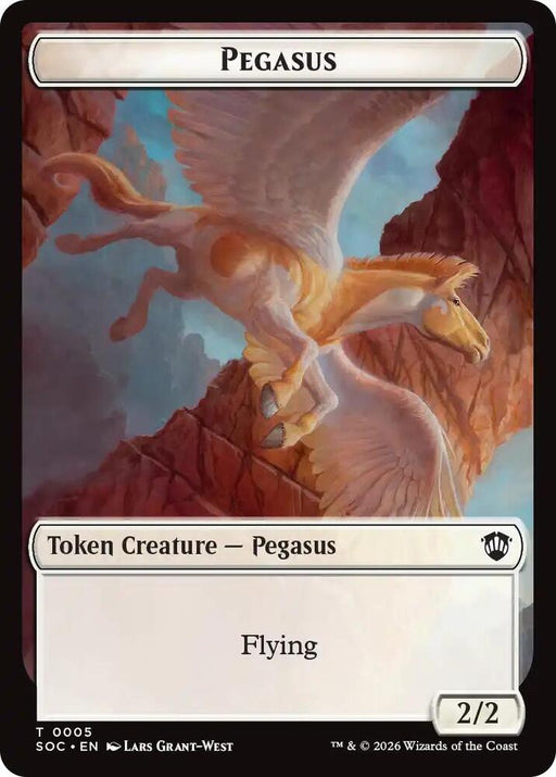 Pegasus // Inkling (0022) Double-Sided Token (5 // 22) [Secrets of Strixhaven Commander]