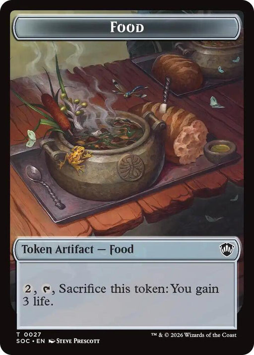 Food // City's Blessing Double-Sided Token (27 // 29) [Secrets of Strixhaven Commander]