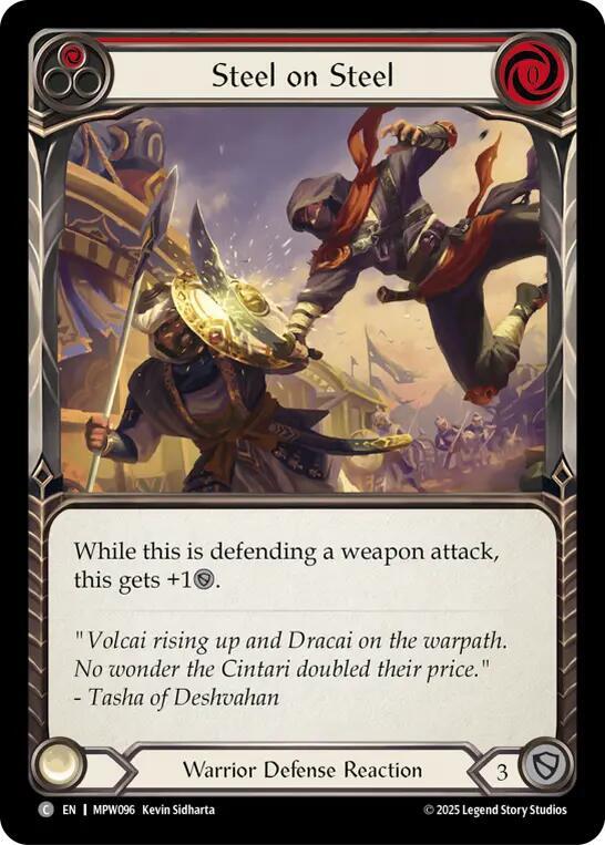 Steel on Steel (Red) (MPW096) [Mastery Pack Warrior]