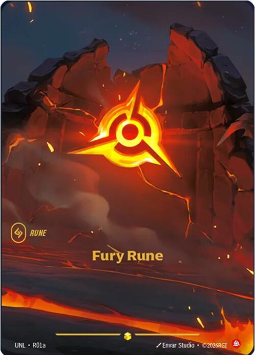 Fury Rune (Alternate Art) (R01a) [Unleashed]