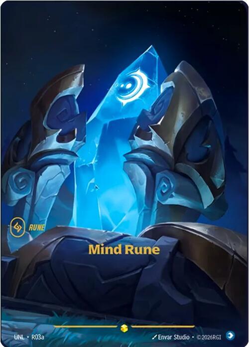 Mind Rune (Alternate Art) (R03a) [Unleashed]