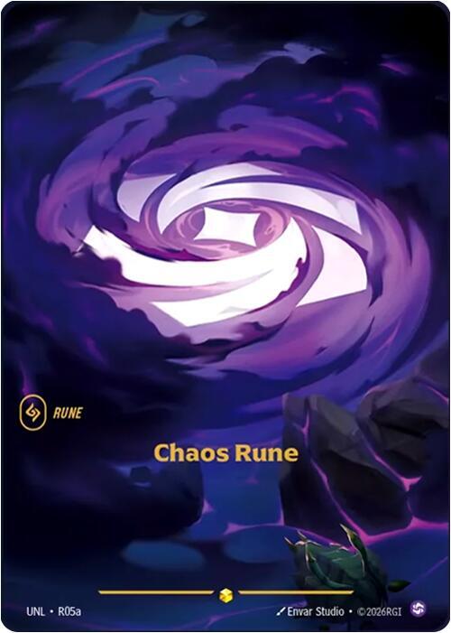 Chaos Rune (Alternate Art) (R05a) [Unleashed]