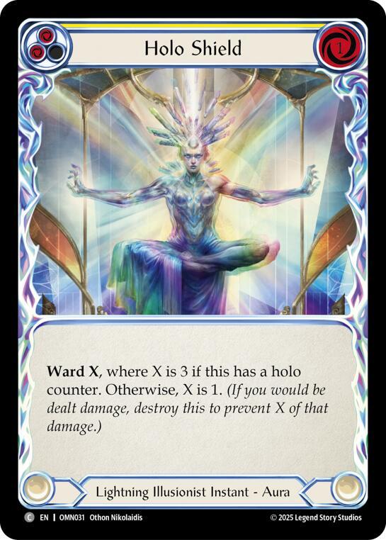 Holo Shield (Yellow) (OMN031) [Omens of the Third Age]
