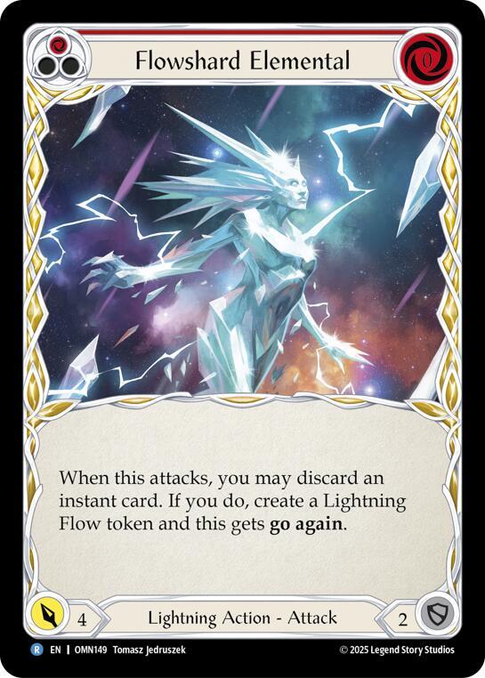 Flowshard Elemental (Red) (OMN149) [Omens of the Third Age]