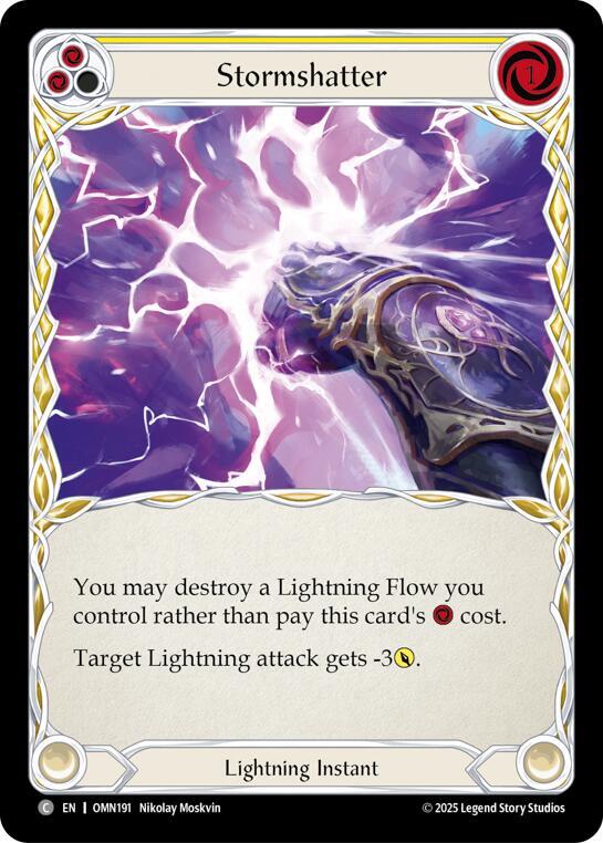 Stormshatter (Yellow) (OMN191) [Omens of the Third Age]