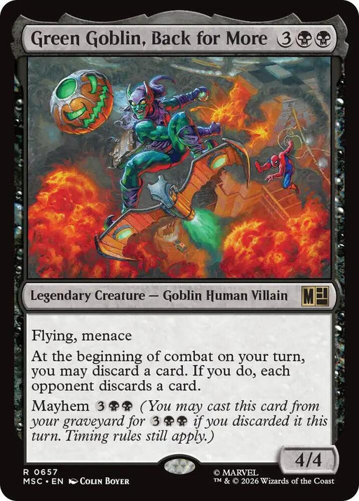 Green Goblin, Back for More (657) [Marvel Super Heroes Commander]