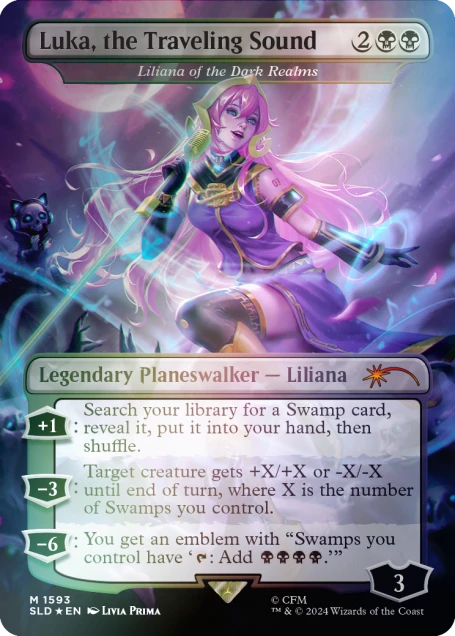 Secret Lair x Hatsune Miku: Electric Entourage Rainbow Foil Edition (English)