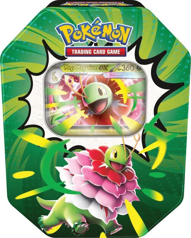 Pokemon ME2.5 Ascended Heroes Tin Mega Meganium ex (Anglais) (2026-08-28)