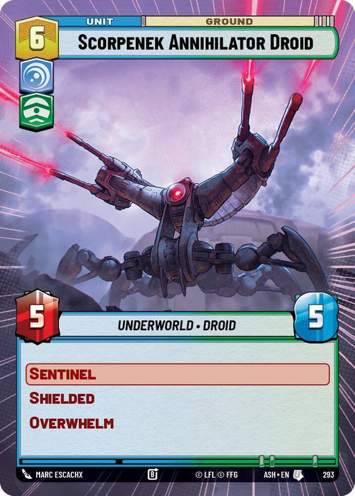 Scorpenek Annihilator Droid (Hyperspace) (293) [Ashes of the Empire]