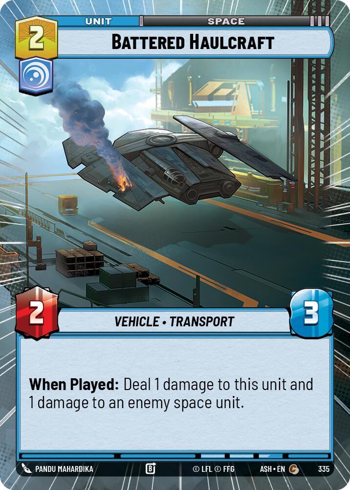 Battered Haulcraft (Hyperspace) (335) [Ashes of the Empire]