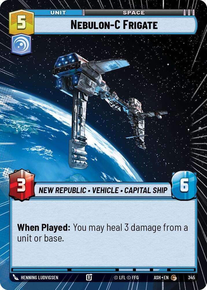 Nebulon-C Frigate (Hyperspace) (345) [Ashes of the Empire]