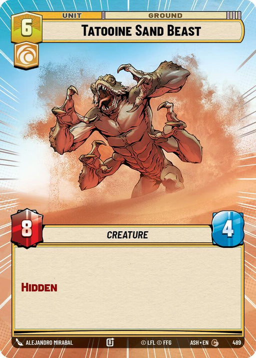 Tatooine Sand Beast (Hyperspace) (489) [Ashes of the Empire]