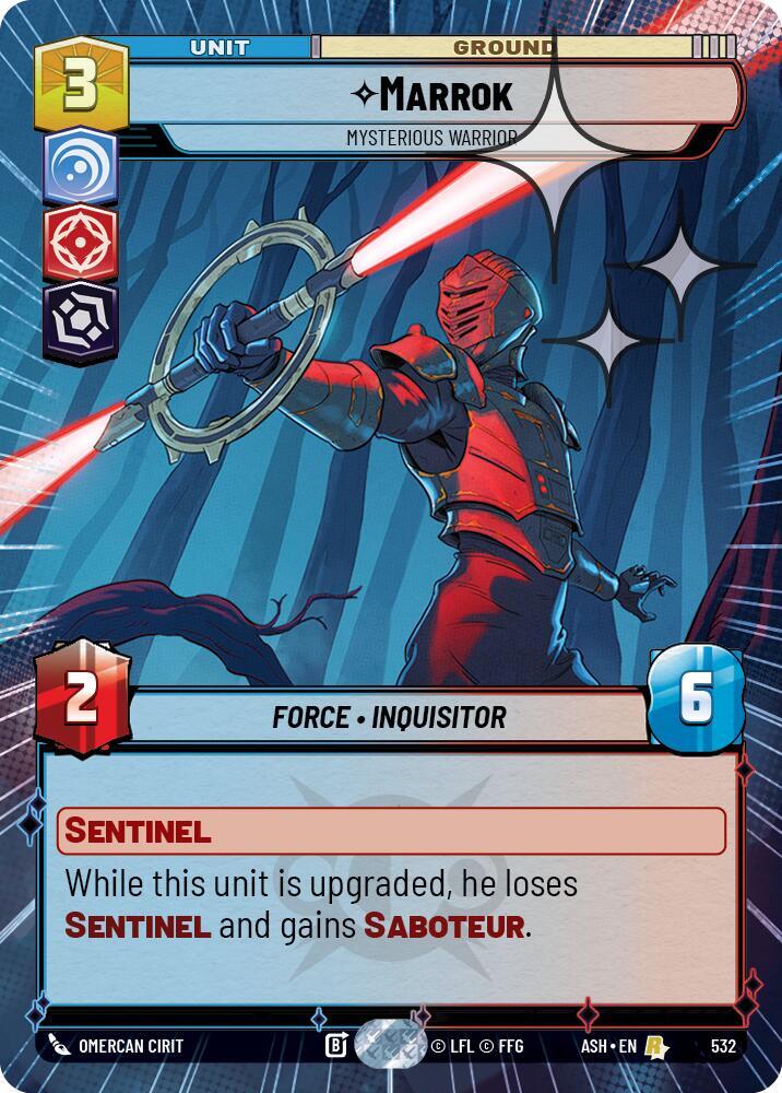Marrok - Mysterious Warrior (Hyperspace Foil) (532) [Ashes of the Empire]