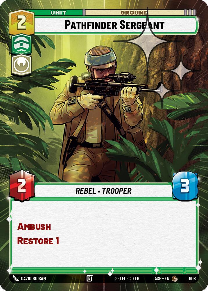Pathfinder Sergeant (Hyperspace Foil) (608) [Ashes of the Empire]