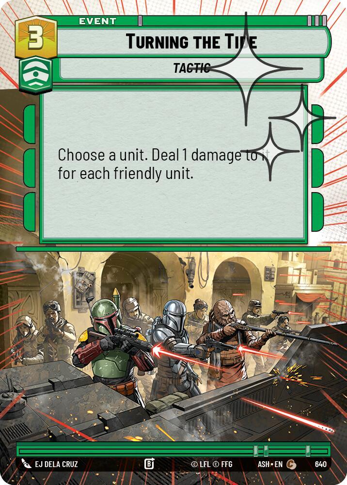 Turning the Tide (Hyperspace Foil) (640) [Ashes of the Empire]