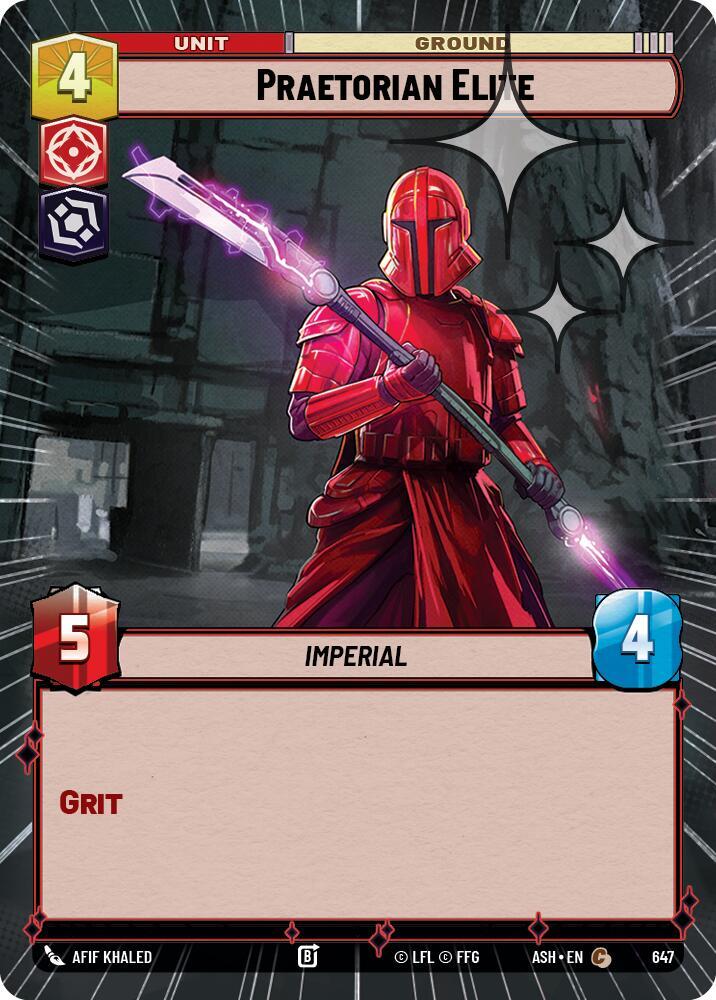 Praetorian Elite (Hyperspace Foil) (647) [Ashes of the Empire]