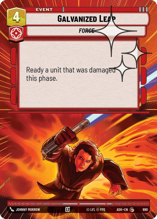 Galvanized Leap (Hyperspace Foil) (690) [Ashes of the Empire]