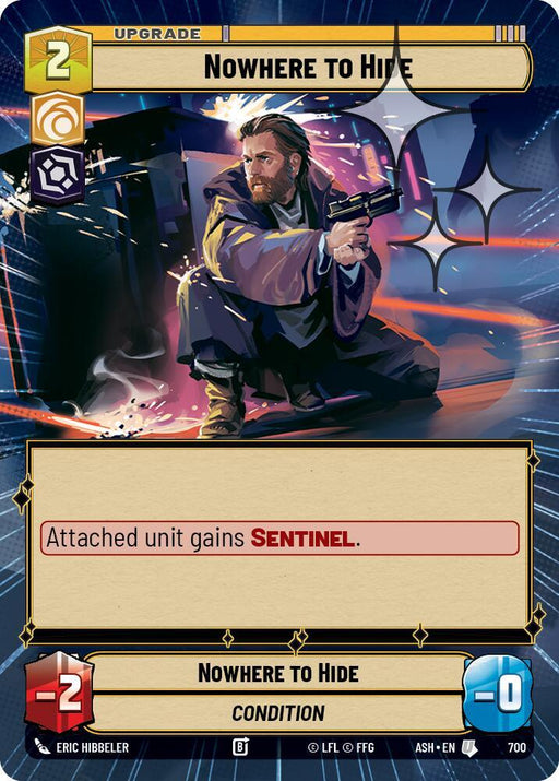 Nowhere to Hide (Hyperspace Foil) (700) [Ashes of the Empire]