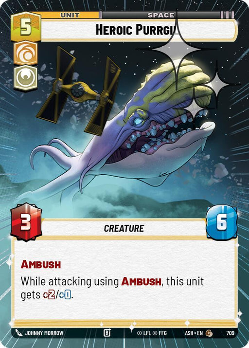 Heroic Purrgil (Hyperspace Foil) (709) [Ashes of the Empire]