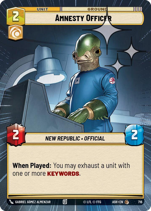 Amnesty Officer (Hyperspace Foil) (716) [Ashes of the Empire]