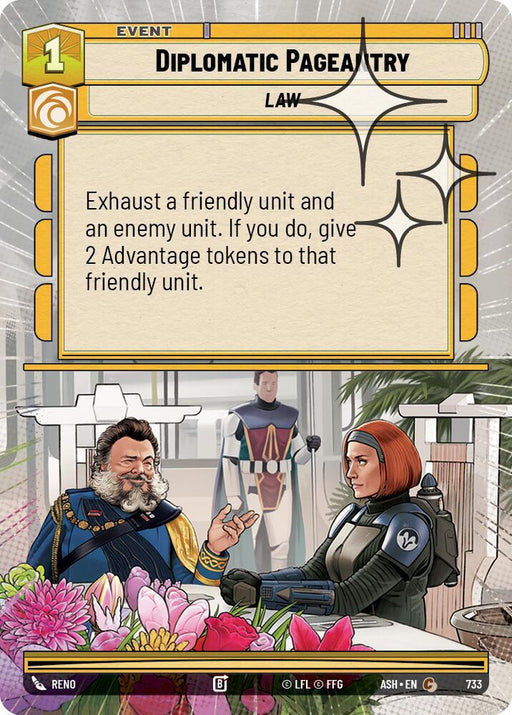 Diplomatic Pageantry (Hyperspace Foil) (733) [Ashes of the Empire]