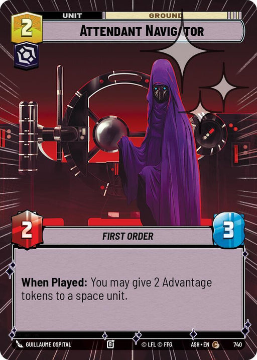 Attendant Navigator (Hyperspace Foil) (740) [Ashes of the Empire]