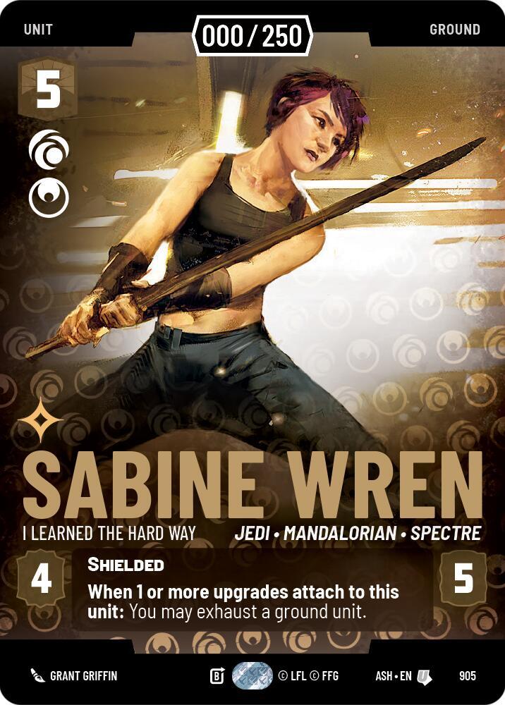 Sabine Wren - I Learned the Hard Way (Serialized) (905) [Ashes of the Empire]