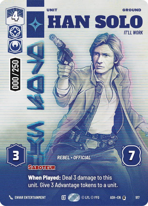 Han Solo - It'll Work (Serialized) (917) [Ashes of the Empire]