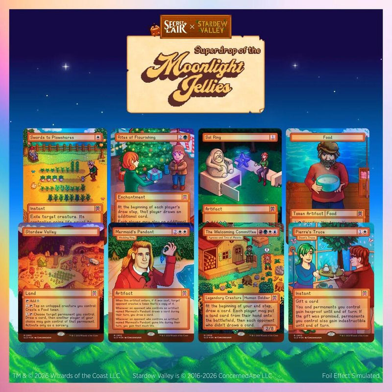 Secret Lair Drop Secret Lair x Stardew Valley Welcome to Stardew Valley Traditional Foil Edition