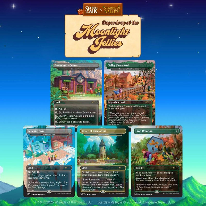 Secret Lair Drop Secret Lair x Stardew Valley Life in Pelican Town Non Foil Edition