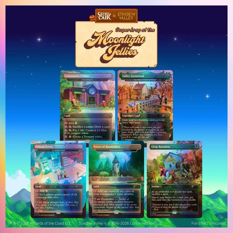 Secret Lair Drop Secret Lair x Stardew Valley Life in Pelican Town Traditional Foil Edition