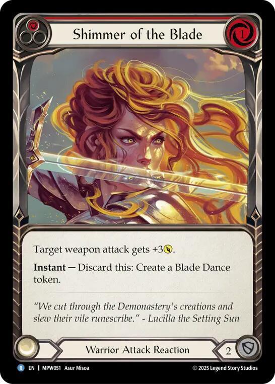 Shimmer of the Blade (MPW051) [Mastery Pack Warrior]