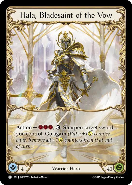 Hala, Bladesaint of the Vow (MPW003) [Mastery Pack Warrior]