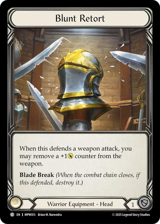 Blunt Retort (MPW013) [Mastery Pack Warrior]