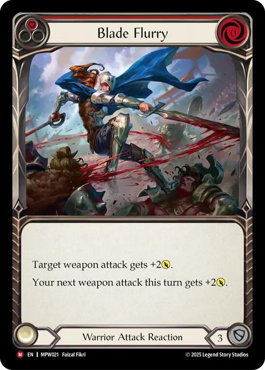 Blade Flurry (Red) (MPW021) [Mastery Pack Warrior]