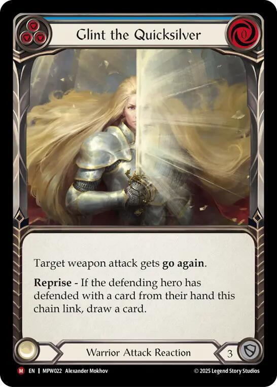 Glint the Quicksilver (Blue) (MPW022) [Mastery Pack Warrior]