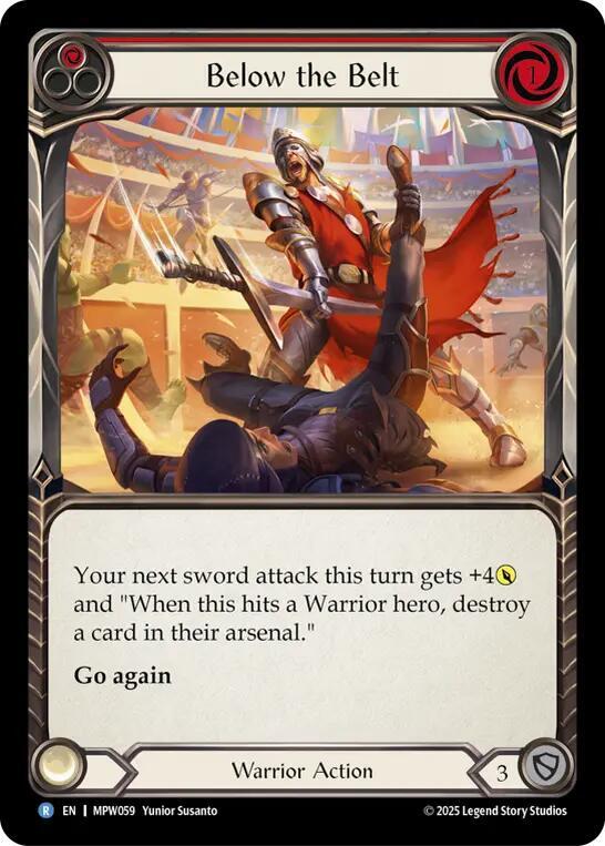 Below the Belt (Red) (MPW059) [Mastery Pack Warrior]