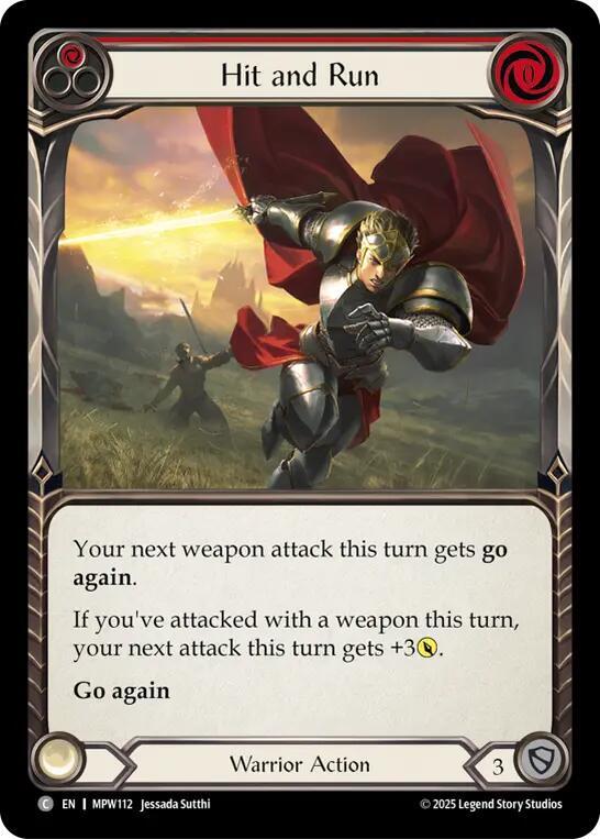 Hit and Run (Red) (MPW112) [Mastery Pack Warrior]