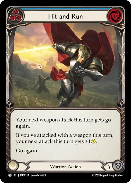 Hit and Run (Blue) (MPW114) [Mastery Pack Warrior]