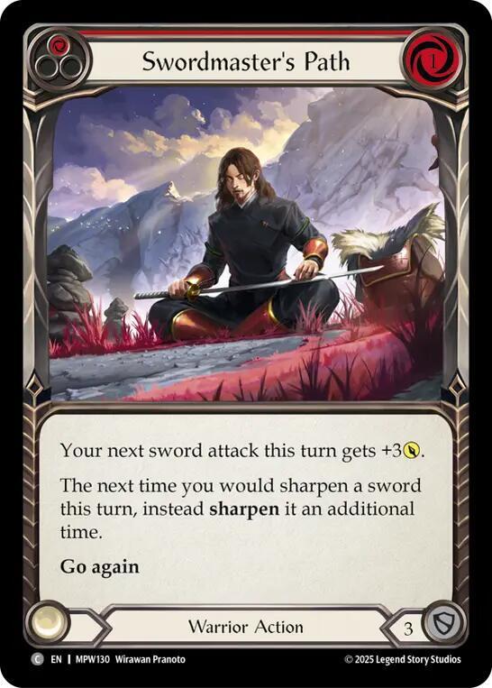 Swordmaster's Path (Red) (MPW130) [Mastery Pack Warrior]