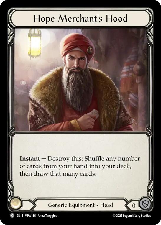 Hope Merchant's Hood (MPW136) [Mastery Pack Warrior]