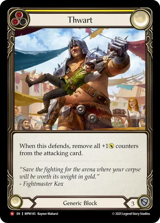 Thwart (Yellow) (MPW145) [Mastery Pack Warrior]