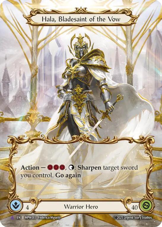 Hala, Bladesaint of the Vow (Marvel) (MPW003) [Mastery Pack Warrior]
