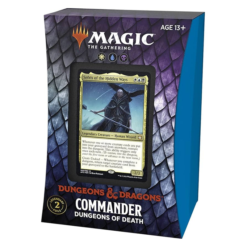 MTG Dungeons & Dragons Commander Deck Dungeons of Death (Anglais)