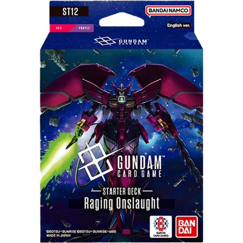 Gundam CG ST-12 Starter Deck Raging Onslaught (Anglais) (2026-09-25)