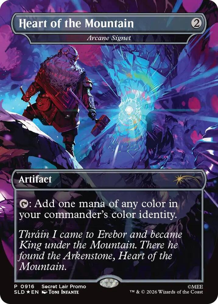 Heart of the Mountain - Arcane Signet (916) [Secret Lair Drop]
